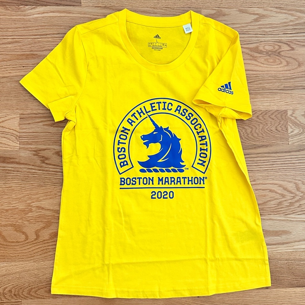 adidas NWOT Boston Marathon Tee (L)